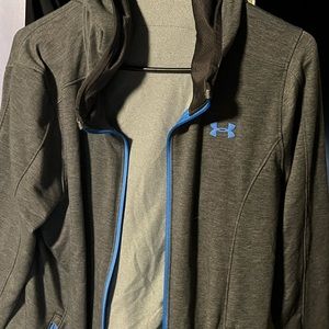Grey UA lightweight hoodie